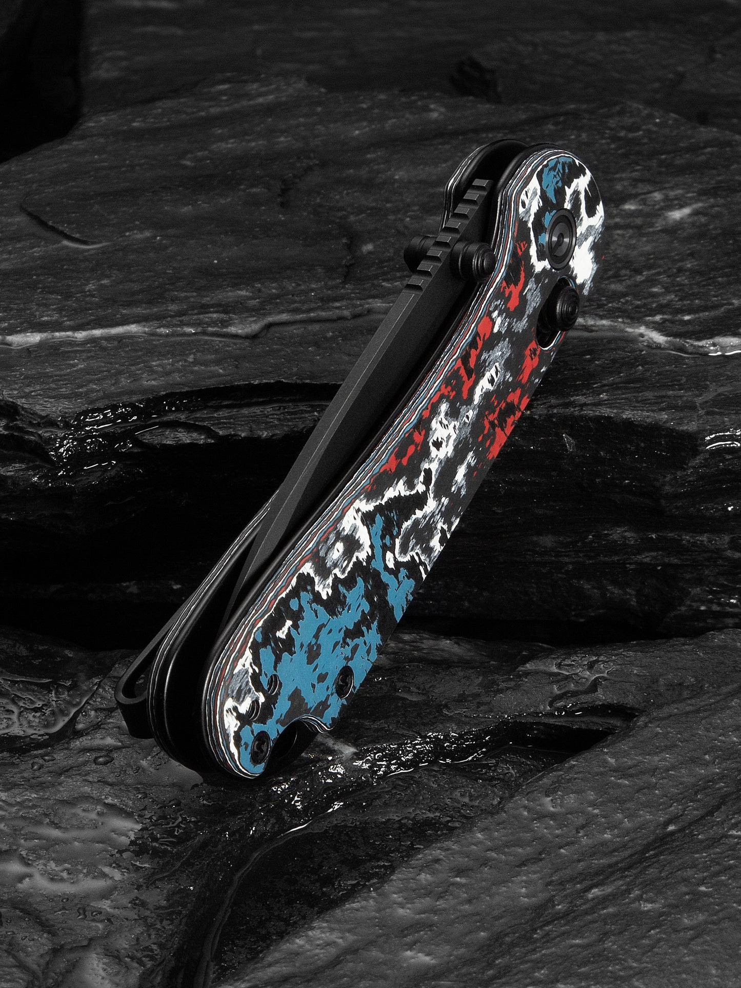 Civivi Elementum Limited Edition Crossbar Lock 2.96" S35VN Nebula Fat Carbon Fiber Folding Knife C24063B-1