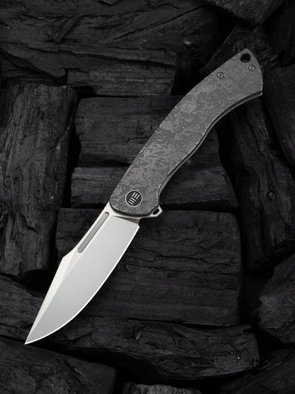 WE Essential Knight 3.6" Bohler M390 Etched Titanium Folding Knife by Jason Knight WE24003-3