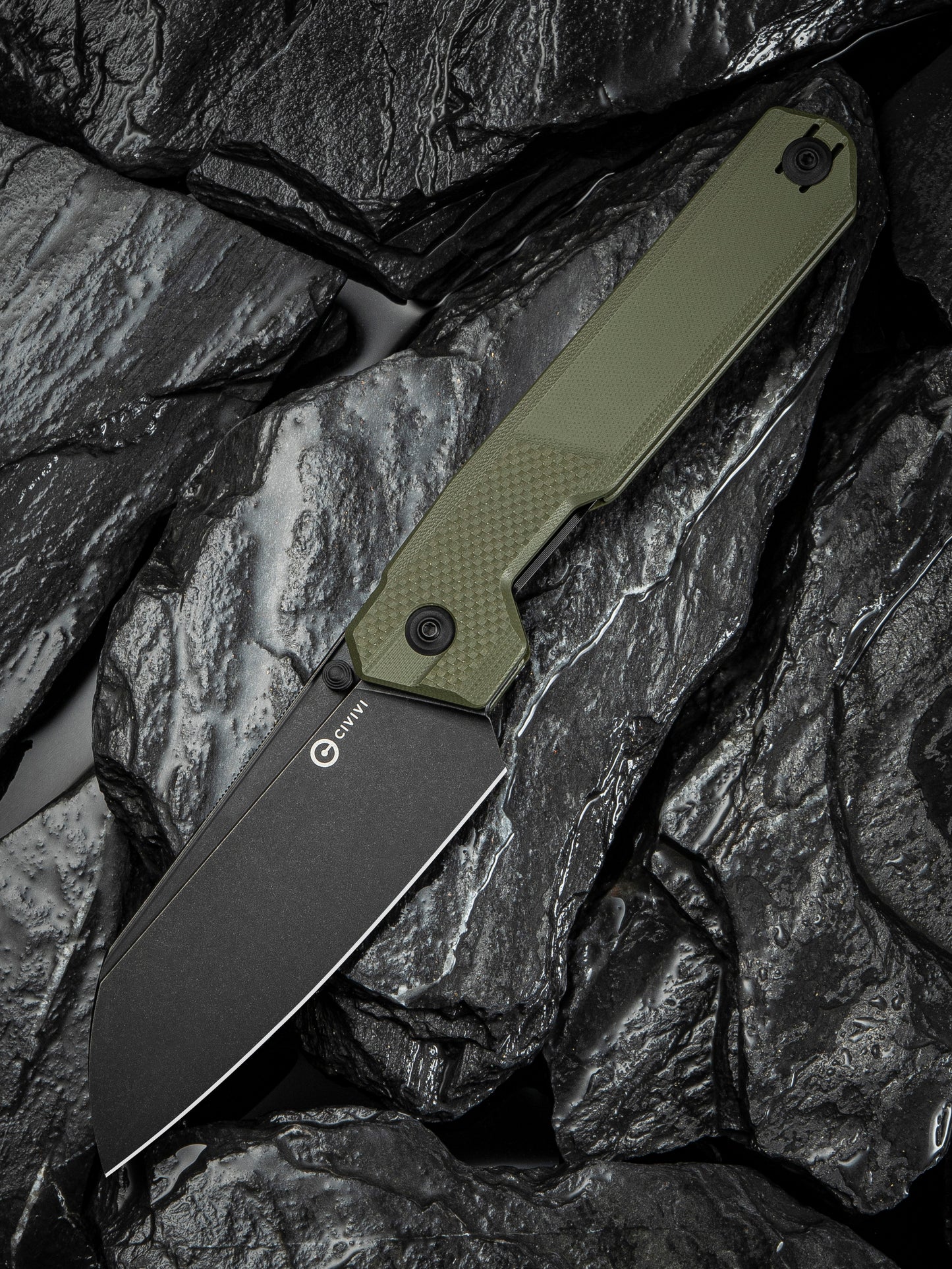 Civivi Hid 4.14" Sandvik 14C28N OD Green G10 Folding Knife by Ostap Hel C23008-2