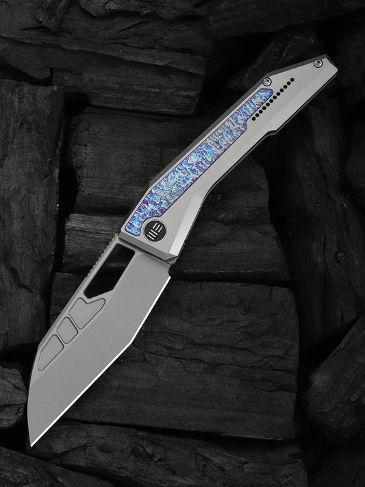WE Knife Inceptus 3.57" M390 Flamed Titanium Folding Knife WE25017-2