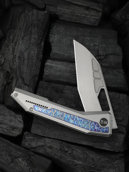 WE Knife Inceptus 3.57" M390 Flamed Titanium Folding Knife WE25017-2