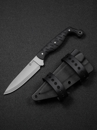 Civivi MDRN Hunter 4.12" Nitro-V Black G10 Fixed Blade Knife by Kyle Lamb C23078-1