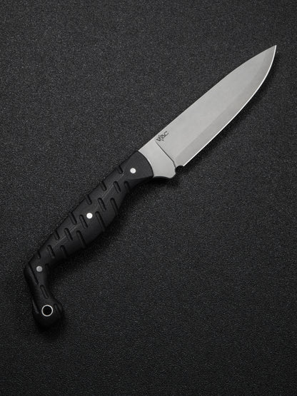 Civivi MDRN Hunter 4.12" Nitro-V Black G10 Fixed Blade Knife by Kyle Lamb C23078-1