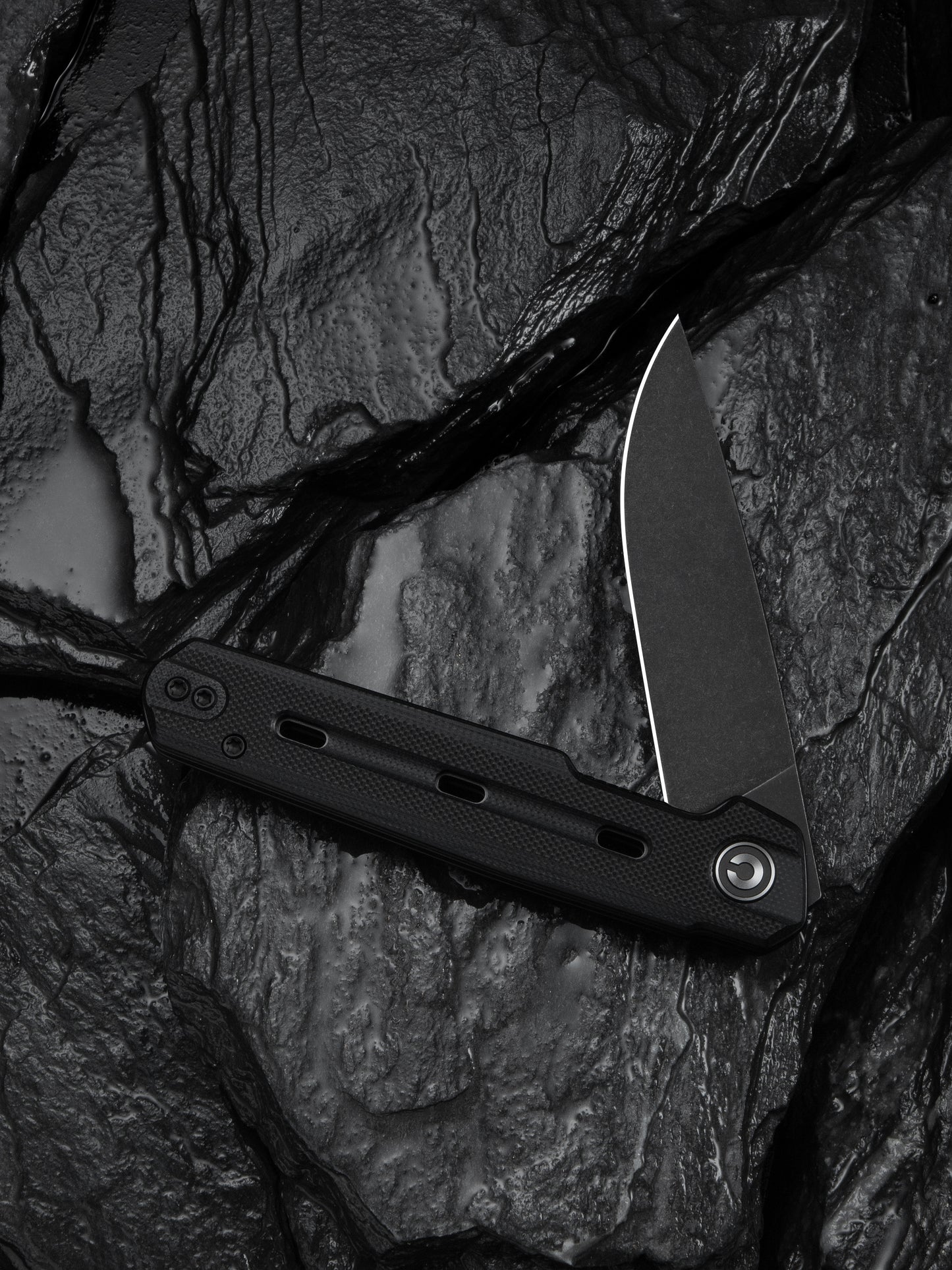 Civivi Navo 3.25" Nitro-V Black G10 Folding Knife by Ostap Hel C25015A-1