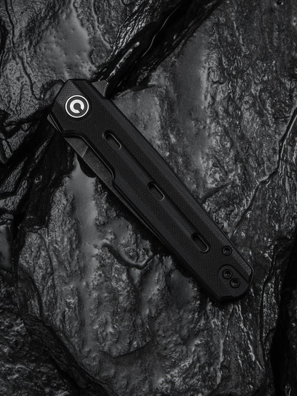 Civivi Navo 3.25" Nitro-V Black G10 Folding Knife by Ostap Hel C25015A-1