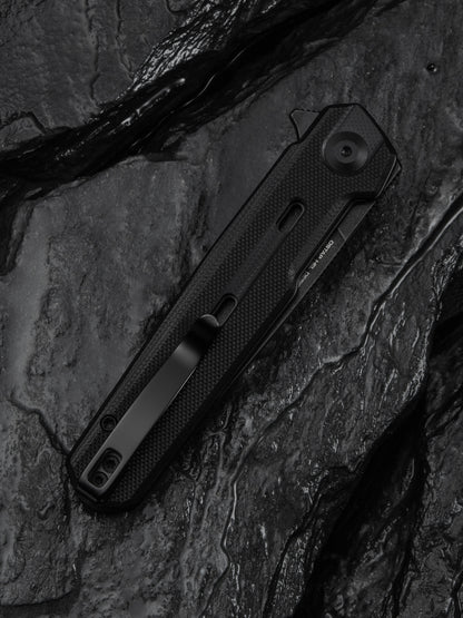 Civivi Navo 3.25" Nitro-V Black G10 Folding Knife by Ostap Hel C25015A-1