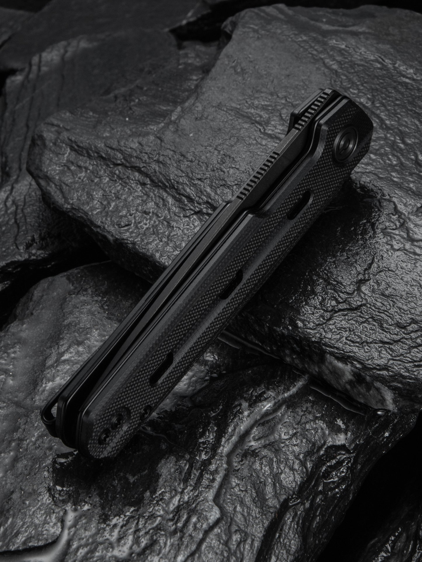 Civivi Navo 3.25" Nitro-V Black G10 Folding Knife by Ostap Hel C25015A-1