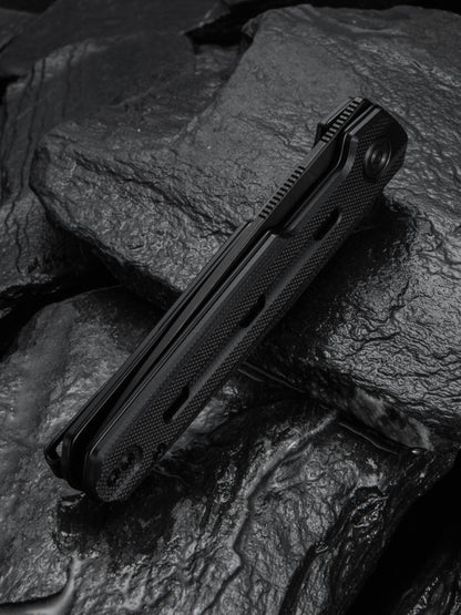 Civivi Navo 3.25" Nitro-V Black G10 Folding Knife by Ostap Hel C25015A-1