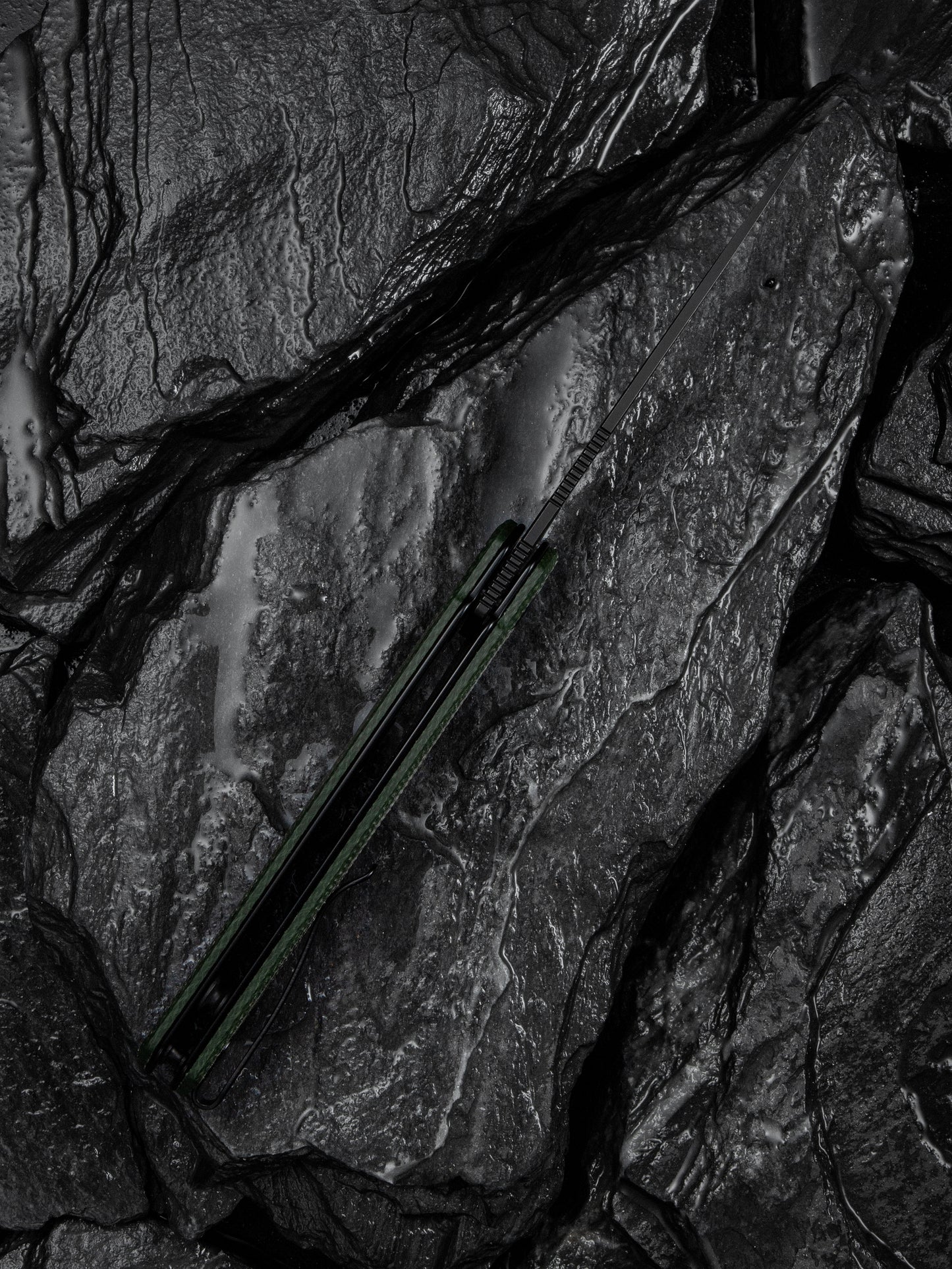 Civivi Navo 3.25" Nitro-V Green Canvas Micarta Folding Knife by Ostap Hel C25015A-2