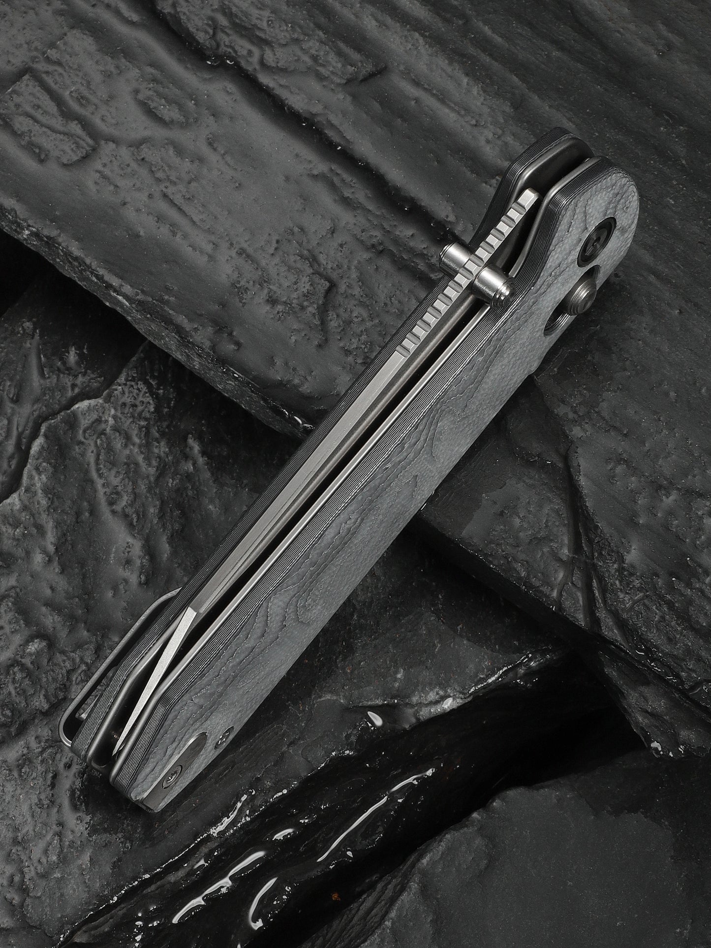 Civivi Over Yonder 3.35" Sandvik 14C28N Silver G10 Aluminium Foil Crossbar Lock Folding Knife C25027-2