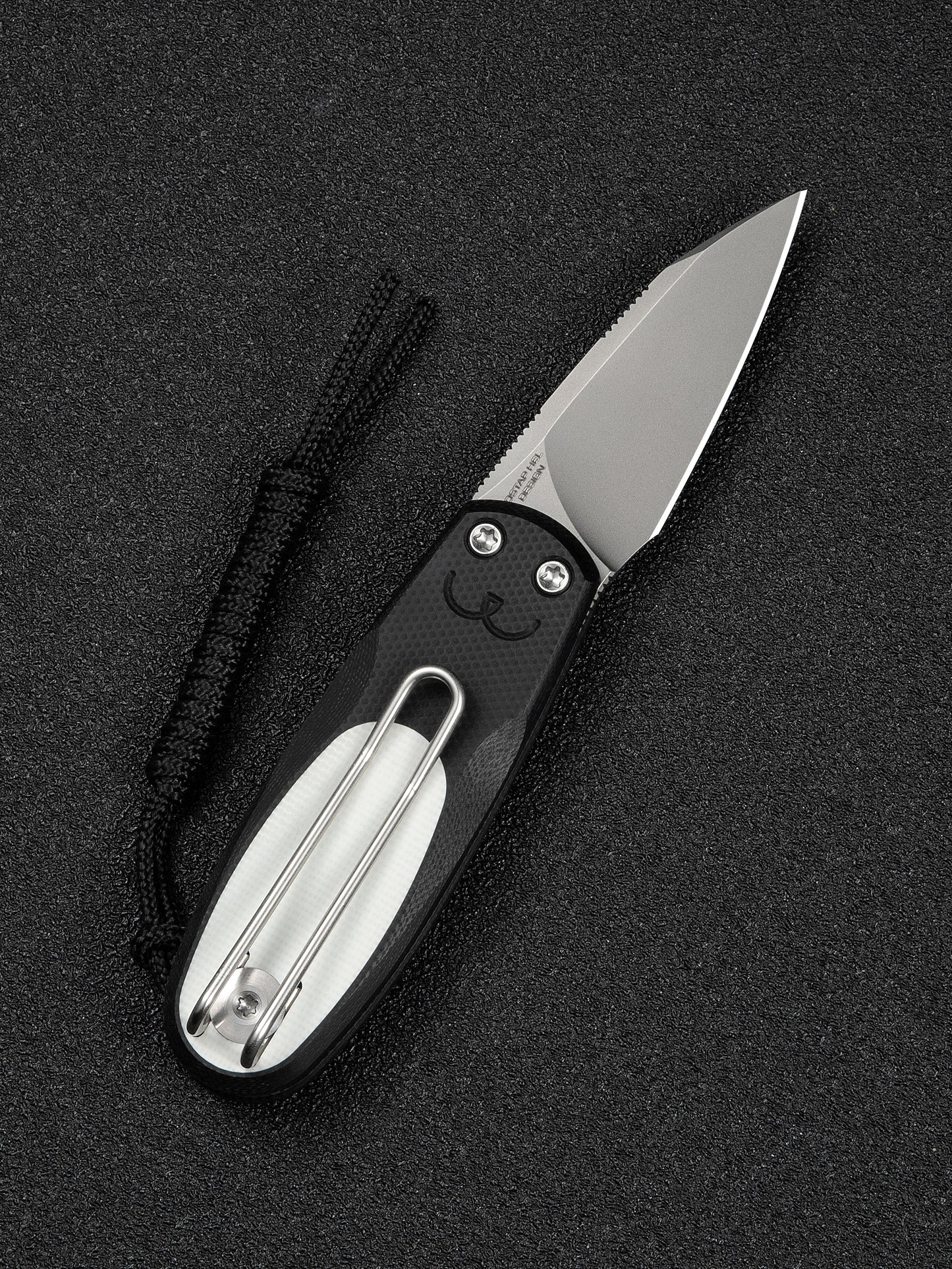 Civivi Purr 1.83" Nitro-V Black/White G10 Slip-Joint Flipper Folding Knife by Ostap Hel C25054-2