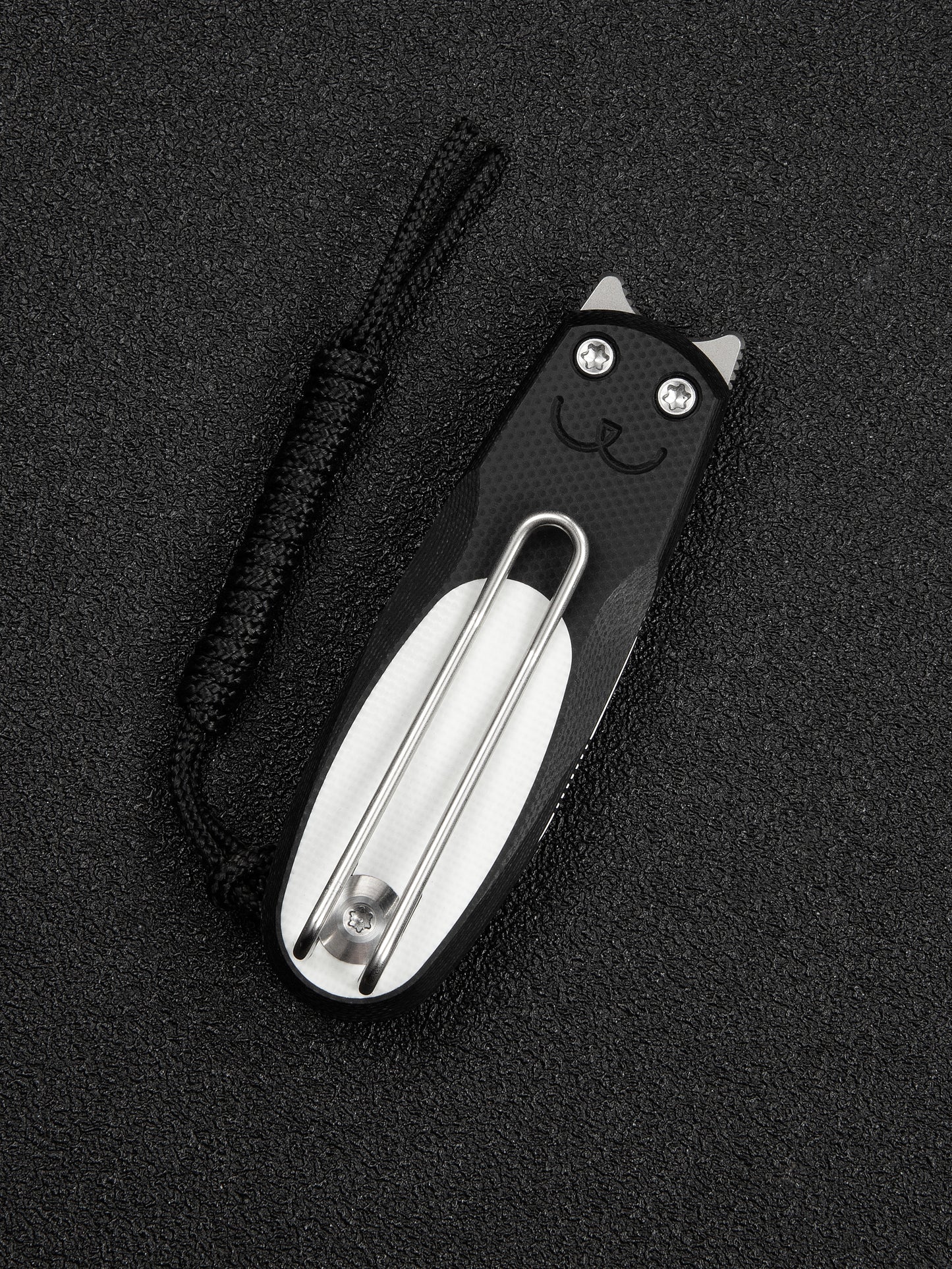Civivi Purr 1.83" Nitro-V Black/White G10 Slip-Joint Flipper Folding Knife by Ostap Hel C25054-2