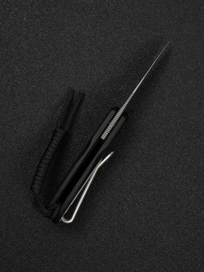Civivi Purr 1.83" Nitro-V Black/White G10 Slip-Joint Flipper Folding Knife by Ostap Hel C25054-2