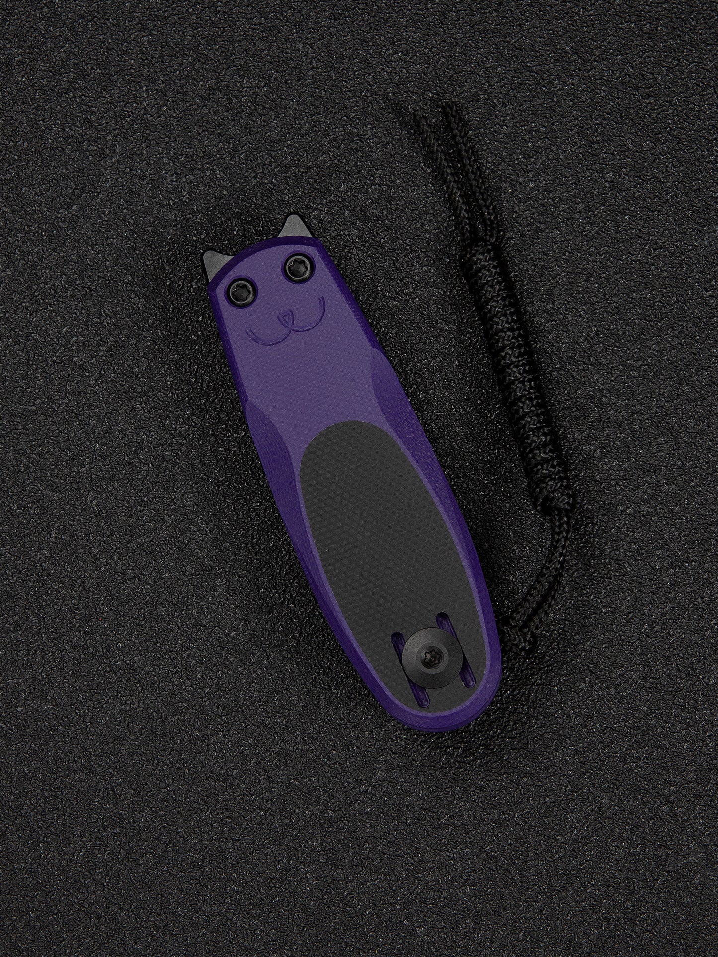 Civivi Purr 1.83" Nitro-V Purple/Black G10 Slip-Joint Flipper Folding Knife by Ostap Hel C25054-3
