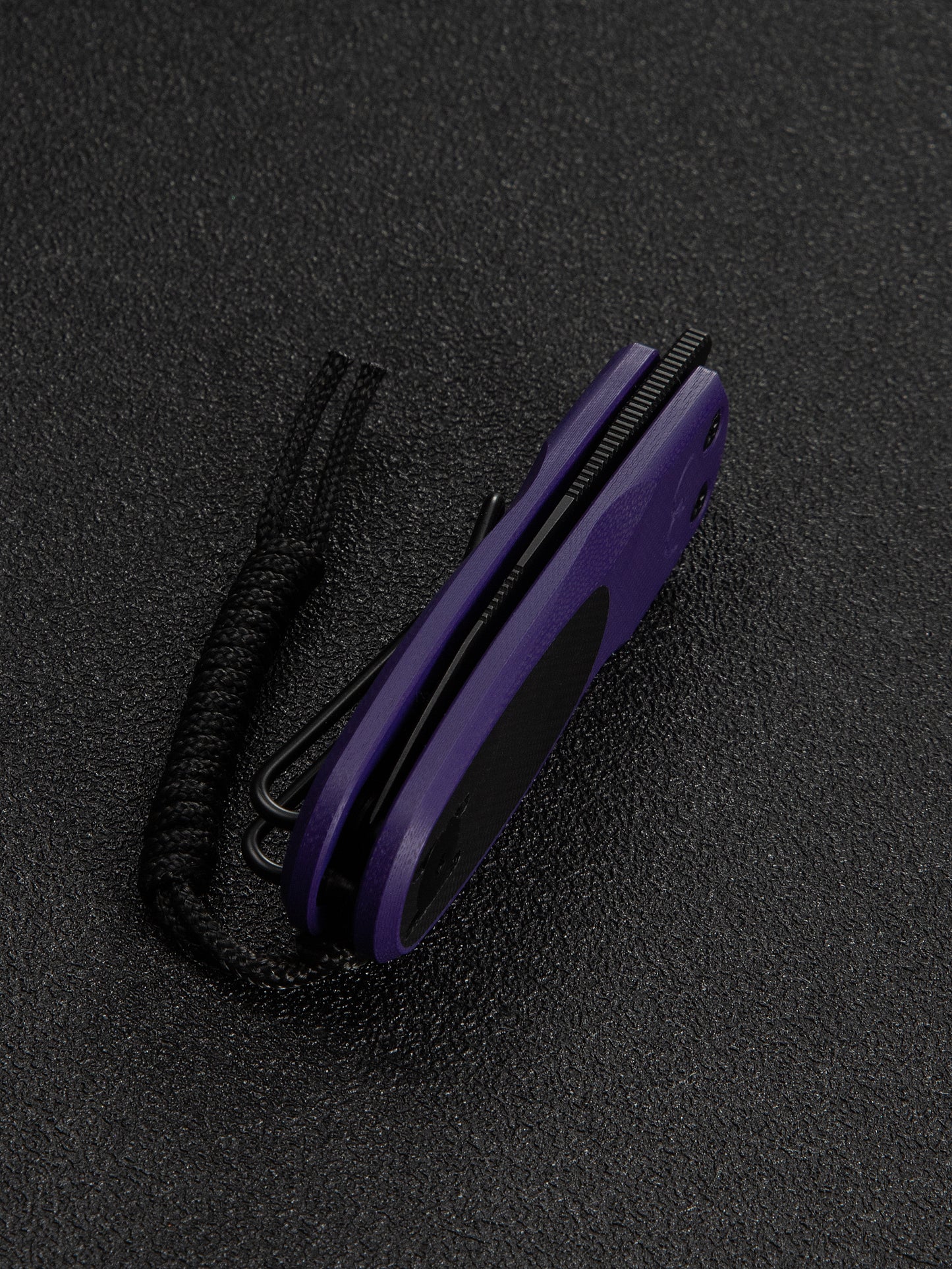 Civivi Purr 1.83" Nitro-V Purple/Black G10 Slip-Joint Flipper Folding Knife by Ostap Hel C25054-3