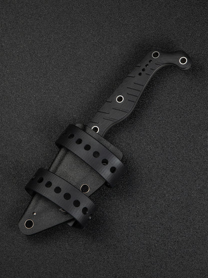 Civivi SOKN 2.82" Nitro-V Black G10 Fixed Blade Knife by Kyle Lamb C22027-1