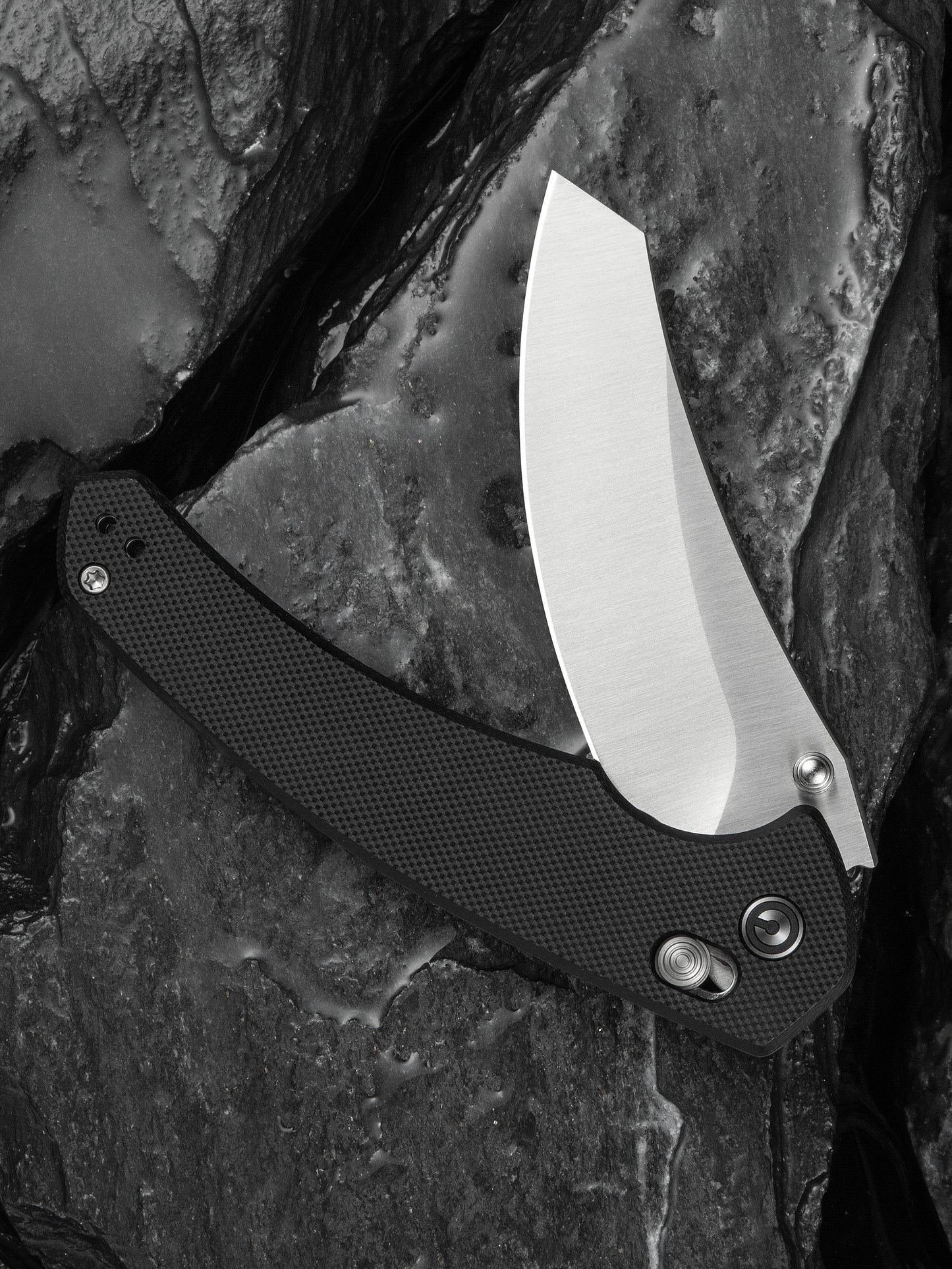 Civivi Sixgill 3.41" Nitro-V Black G10 Crossbar Lock Folding Knife by Gavko Knives C24050-1