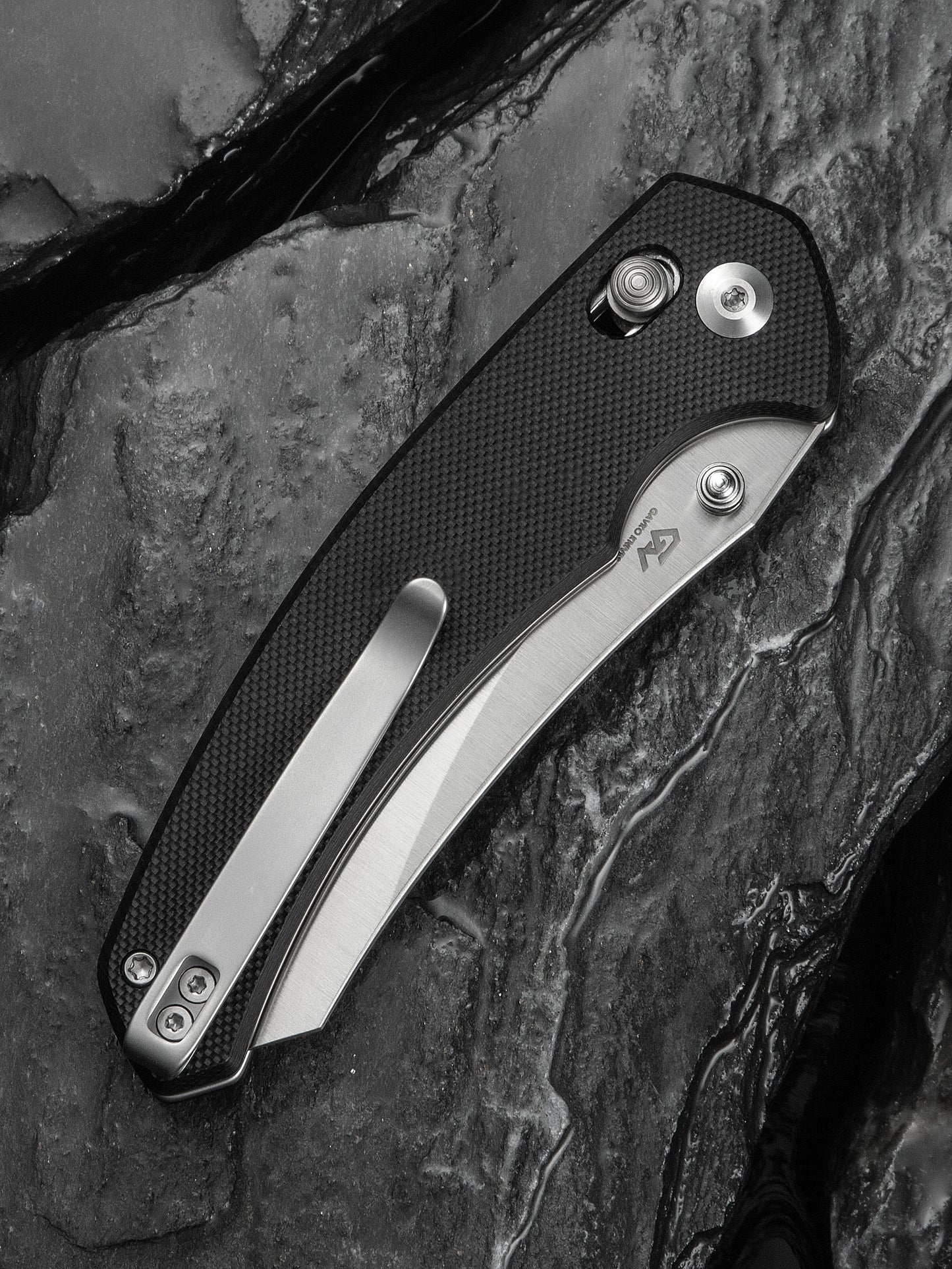 Civivi Sixgill 3.41" Nitro-V Black G10 Crossbar Lock Folding Knife by Gavko Knives C24050-1