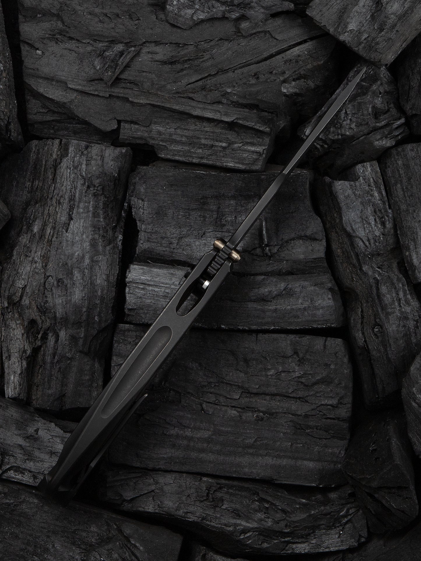 WE Tighe Down 4" Bohler M390 Black Titanium Black/Yellow Carbon Fiber Folding Knife WE24054B-1