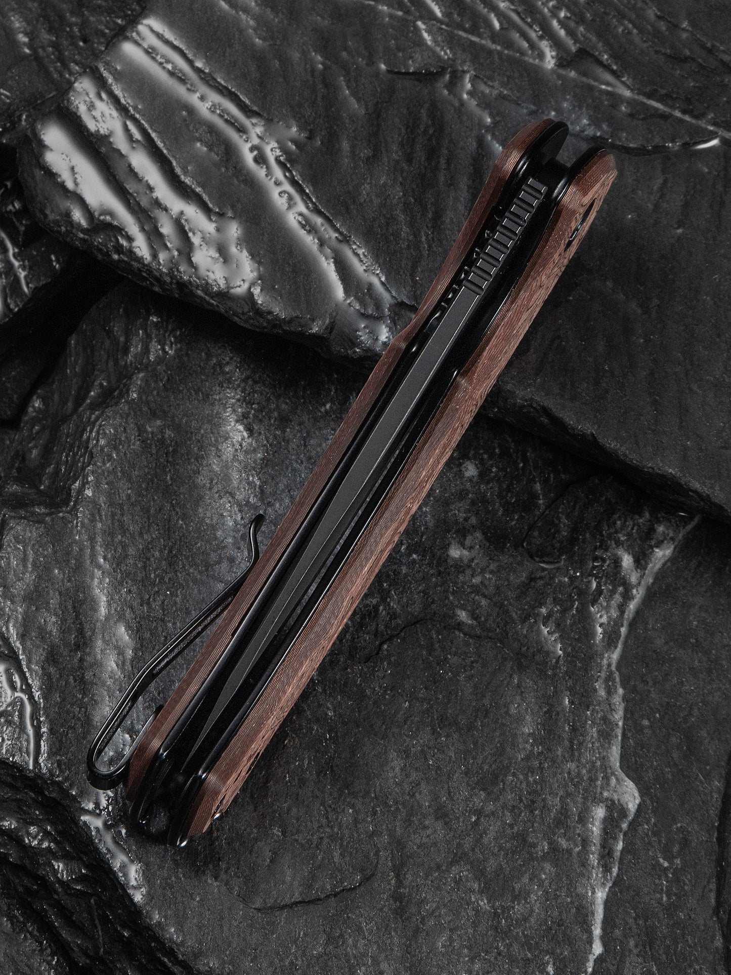 Civivi Voidflare 2.92" Sandvik 14C28N Black Stonewashed G10 Copper Foil Folding Knife C24040-3