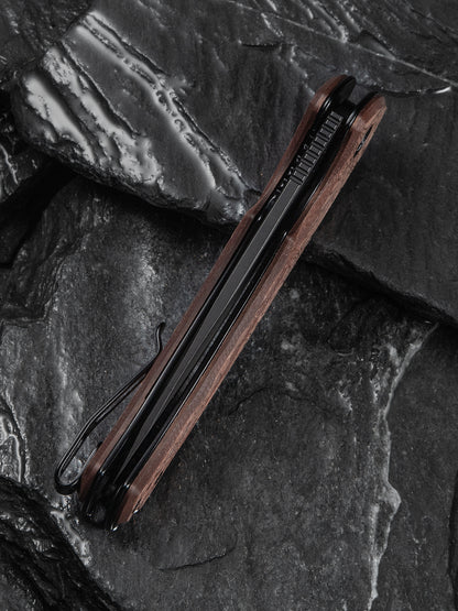 Civivi Voidflare 2.92" Sandvik 14C28N Black Stonewashed G10 Copper Foil Folding Knife C24040-3