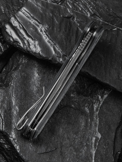 Civivi Voidflare 2.92" Damascus G10 Aluminum Foil Folding Knife C24040-DS1