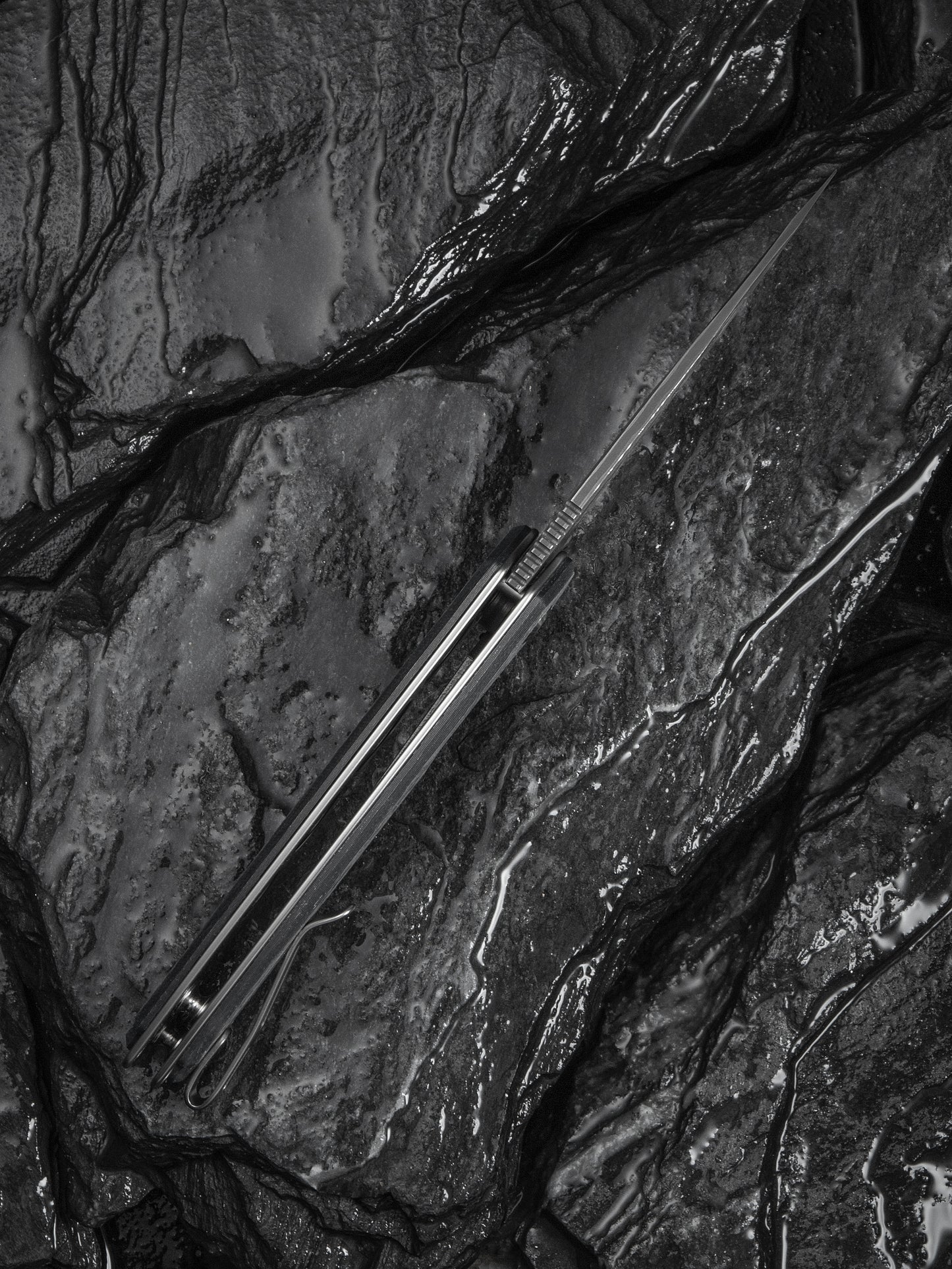 Civivi Voidflare 2.92" Damascus G10 Aluminum Foil Folding Knife C24040-DS1