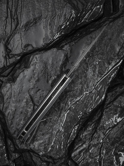 Civivi Voidflare 2.92" Damascus G10 Aluminum Foil Folding Knife C24040-DS1