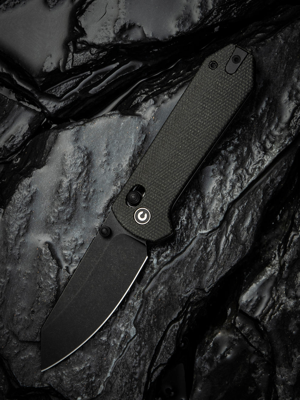 Civivi Yonder 2.88" Sandvik 14C28N Black/Dark Green Canvas Micarta Cro