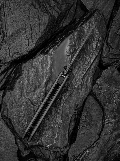Civivi Zygon 3.24" Damascus G10 Carbon Fiber Top Crossbar Lock Folding Knife C25035B-DS1