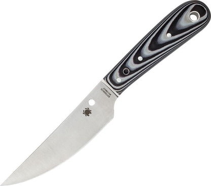 Spyderco Bow River 4.36" 8Cr13MoV Black/Gray G10 Fixed Blade Knife FB46GP