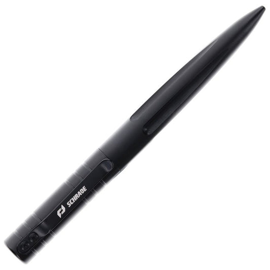 Schrade Delta-Class Reckon 5.75" Black Aluminium Tactical Defence Pen