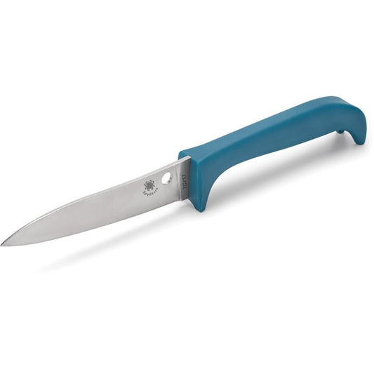 Spyderco Counter Puppy 3.48" 7Cr17 Blue Standing Kitchen Knife K20PBL