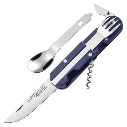 TB Outdoor Bivouac French Army Camp Multi-Tool Blue - Made in France