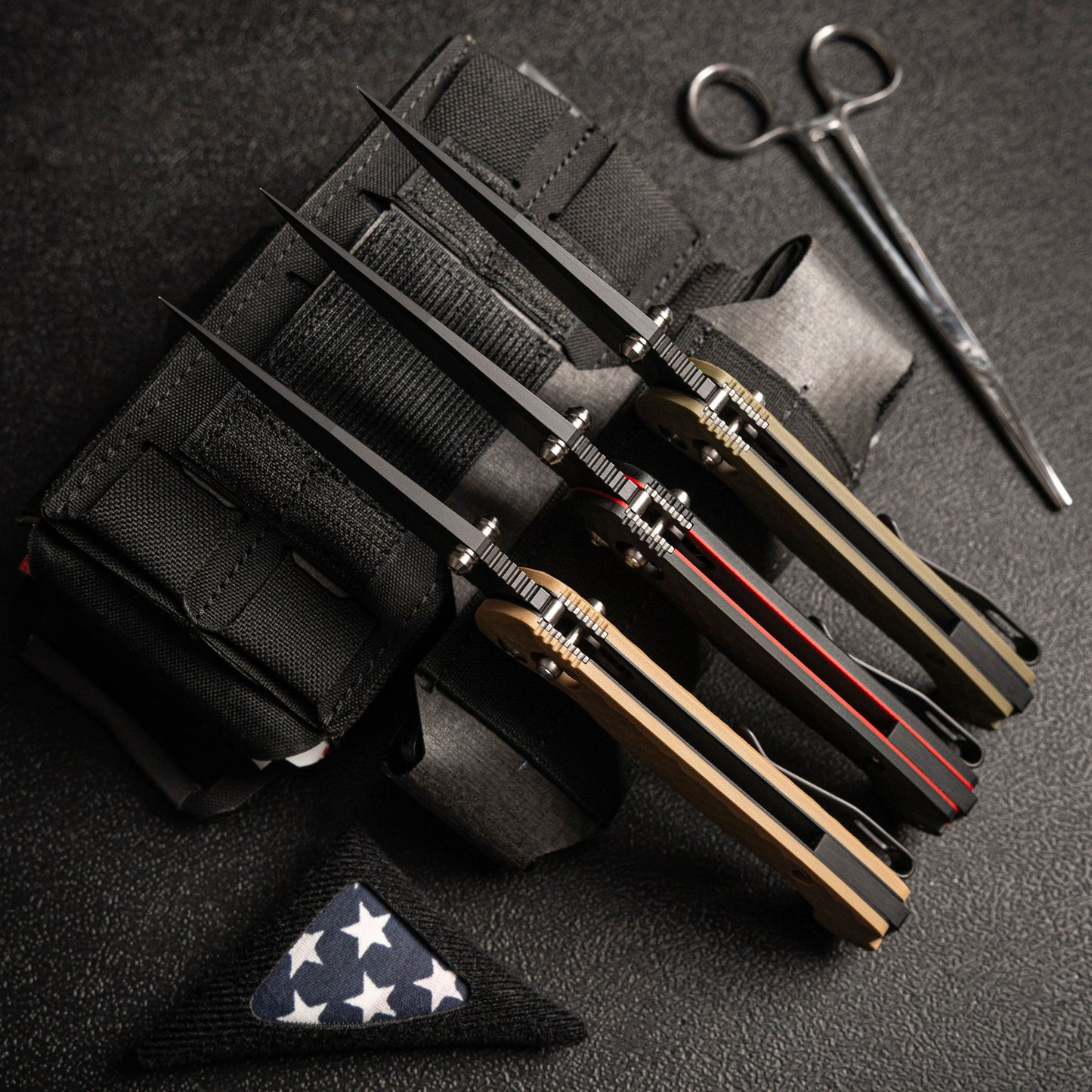 Toor Knives Dropwing Crossbar Lock 3.5" CPM Magnacut GunKote Shadow Black G10 Folding Knife