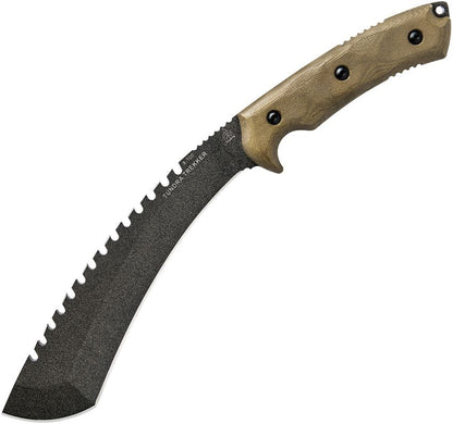 TOPS Tundra Trekker 9" Kukri Sawback Fixed Blade Knife with Dangler Sheath TDTK-01