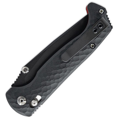 Toor Knives Dropwing Crossbar Lock 3.5" CPM Magnacut GunKote Shadow Black G10 Folding Knife
