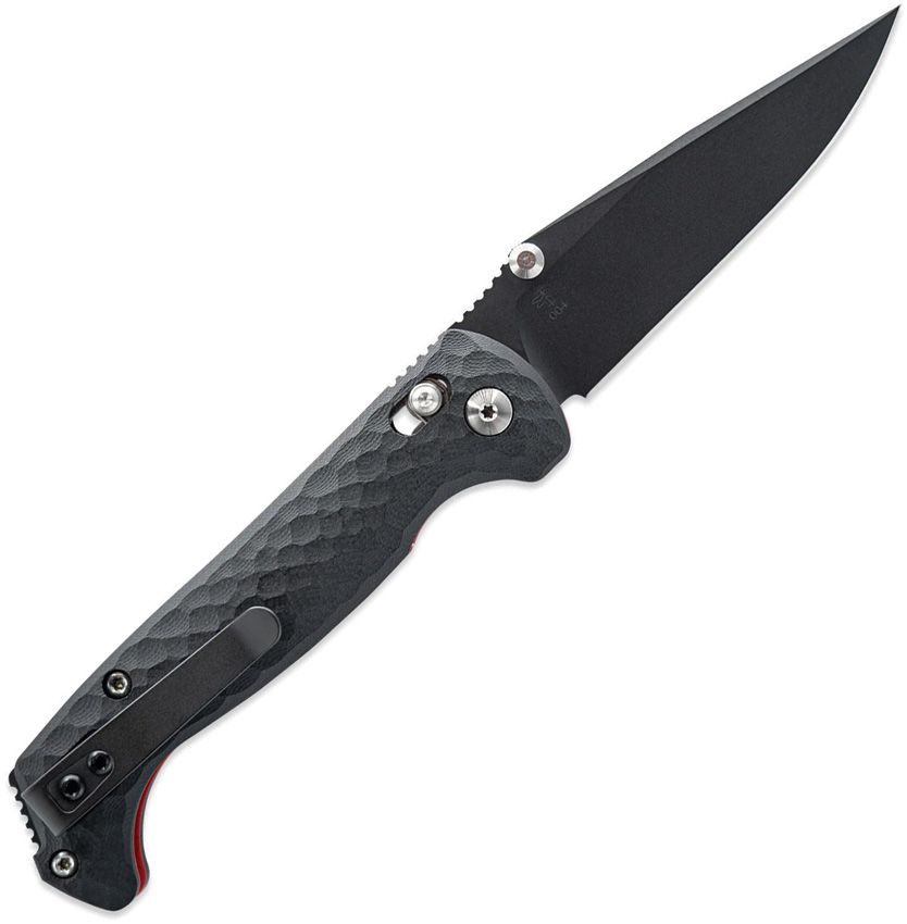 Toor Knives Dropwing Crossbar Lock 3.5" CPM Magnacut GunKote Shadow Black G10 Folding Knife
