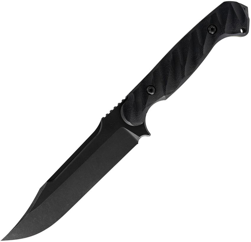 Toor Knives Valor MK1 5.5" CPM-CruWear Bomber Black G10 War Wedge Fixed Blade Knife