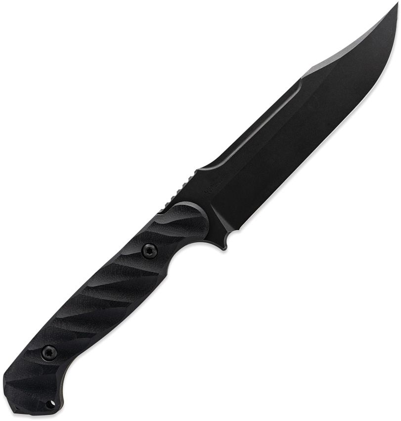 Toor Knives Valor MK1 5.5" CPM-CruWear Bomber Black G10 War Wedge Fixed Blade Knife