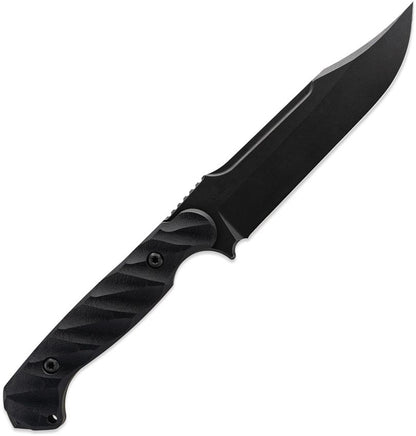 Toor Knives Valor MK1 5.5" CPM-CruWear Bomber Black G10 War Wedge Fixed Blade Knife