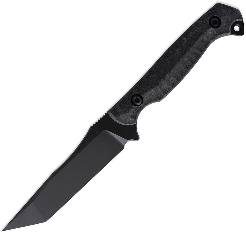 Toor Knives Krypteia T 4" CPM-M4 SOCOM Black KG GunKote Black G10 Fixed Blade Knife