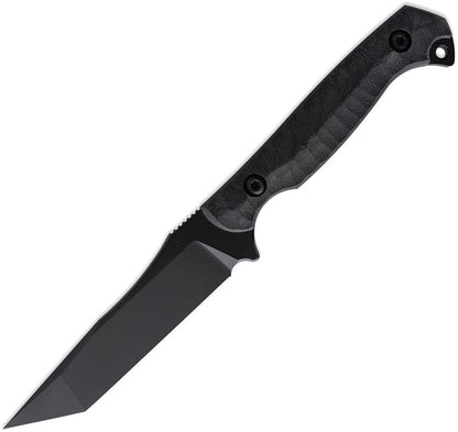 Toor Knives Krypteia T 4" CPM-M4 SOCOM Black KG GunKote Black G10 Fixed Blade Knife