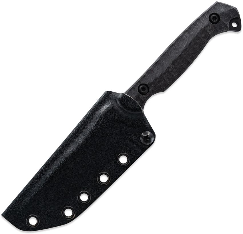 Toor Knives Krypteia T 4" CPM-M4 SOCOM Black KG GunKote Black G10 Fixed Blade Knife
