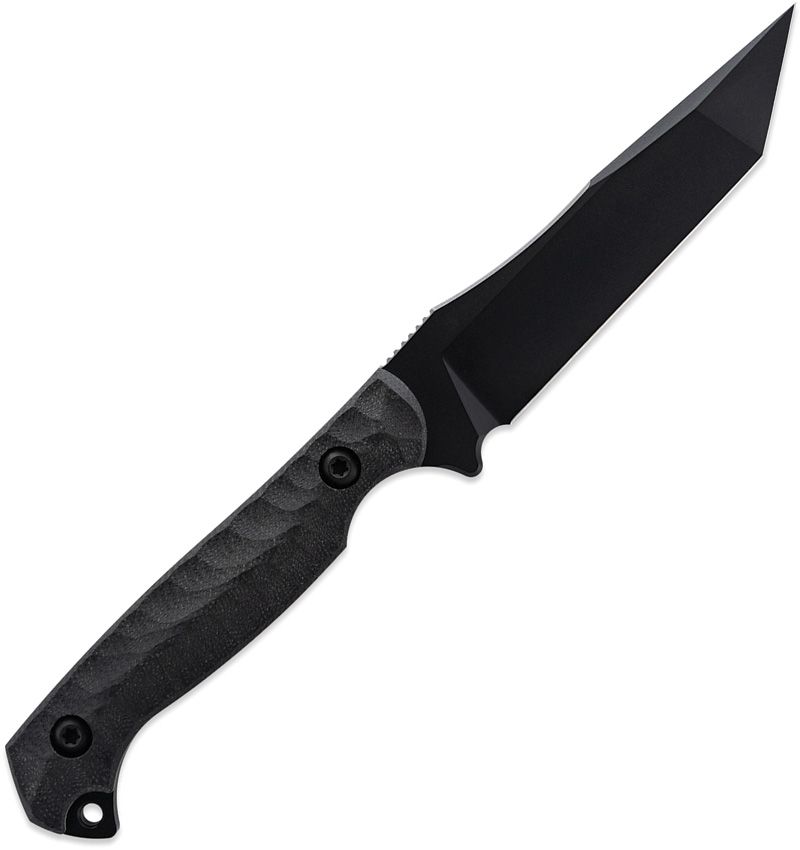 Toor Knives Krypteia T 4" CPM-M4 SOCOM Black KG GunKote Black G10 Fixed Blade Knife