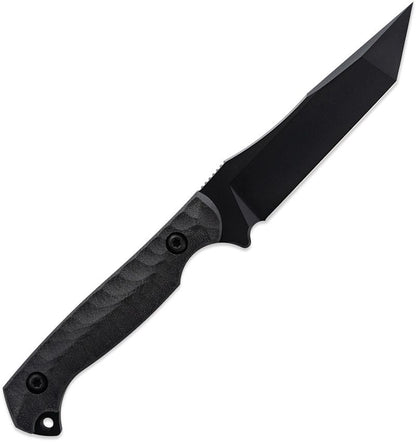 Toor Knives Krypteia T 4" CPM-M4 SOCOM Black KG GunKote Black G10 Fixed Blade Knife