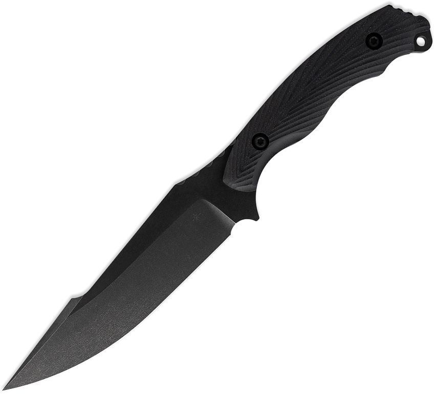 Toor Knives Raven 5.5" CPM-3V Carbon Black G10 Breacher Ball Fixed Blade Knife