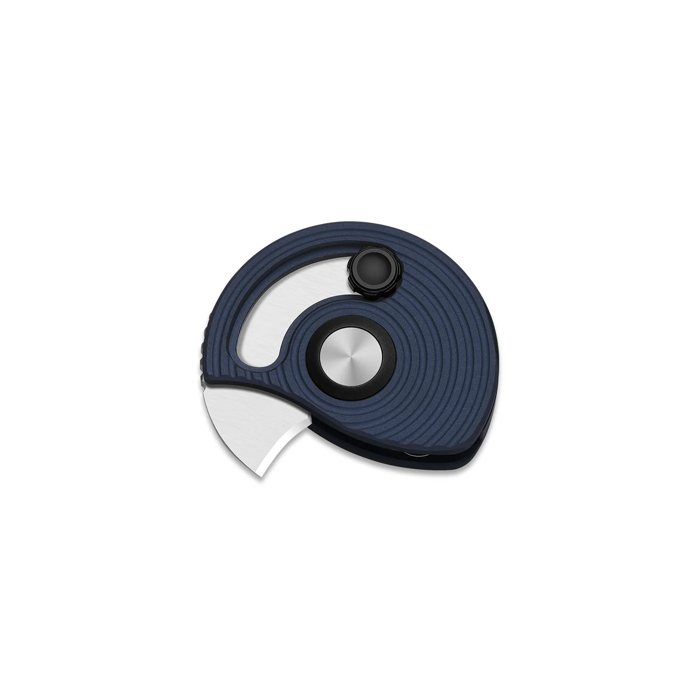 Kizer Snail-Trail AEB-L Matte Navy Blue Aluminum Pocket Coin Knife V2757A2