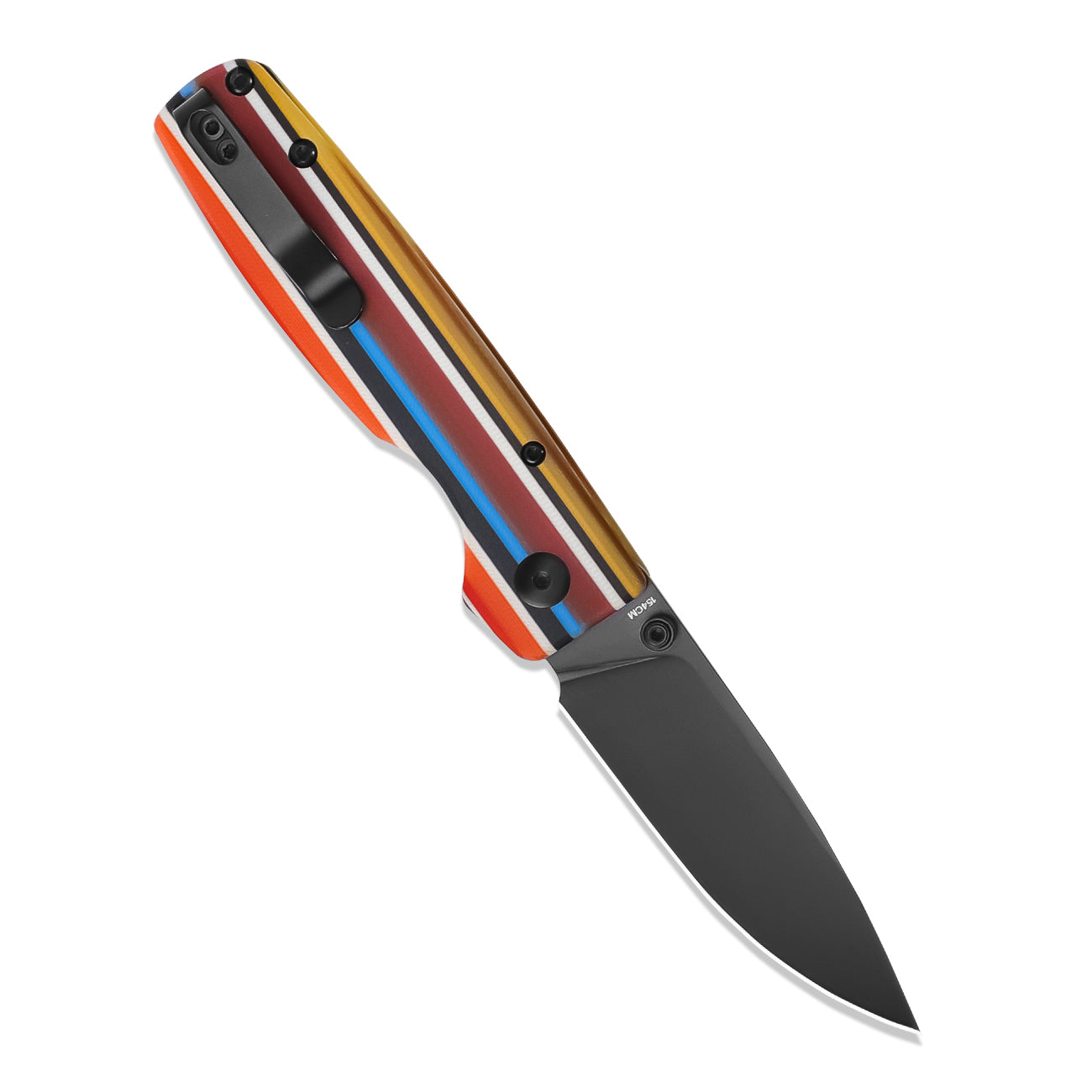 Kizer Original Serape 2.98" 154CM Multicolour G10 Button-Lock Folding Knife V3605C1