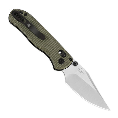 Kizer Drop Bear 2 Clutch-Lock 2.85" Nitro-V Green Micarta Clip-Point Folding Knife V3619.2KC1
